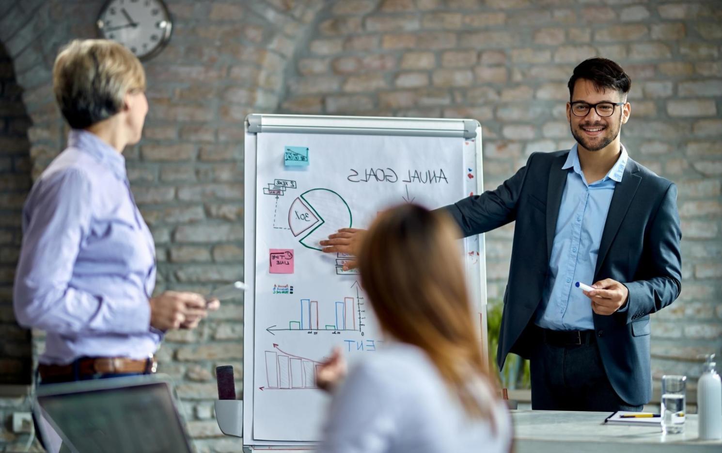Teilnehmer in einem Workshop
